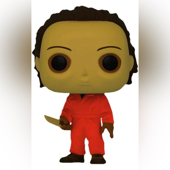 HALLOWEEN DVD Cover Michael Myers Funko Pop Glow In The Dark Funko #14 NEW - Picture 3 of 4
